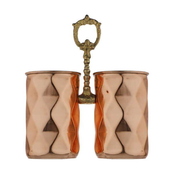 Persischer Kupferbesteckhalter, handgefertigt – Elegant & langlebig