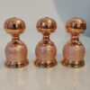 Persische Kupfer Salz- und Pfefferstreuer Hammered Avah Set von 6