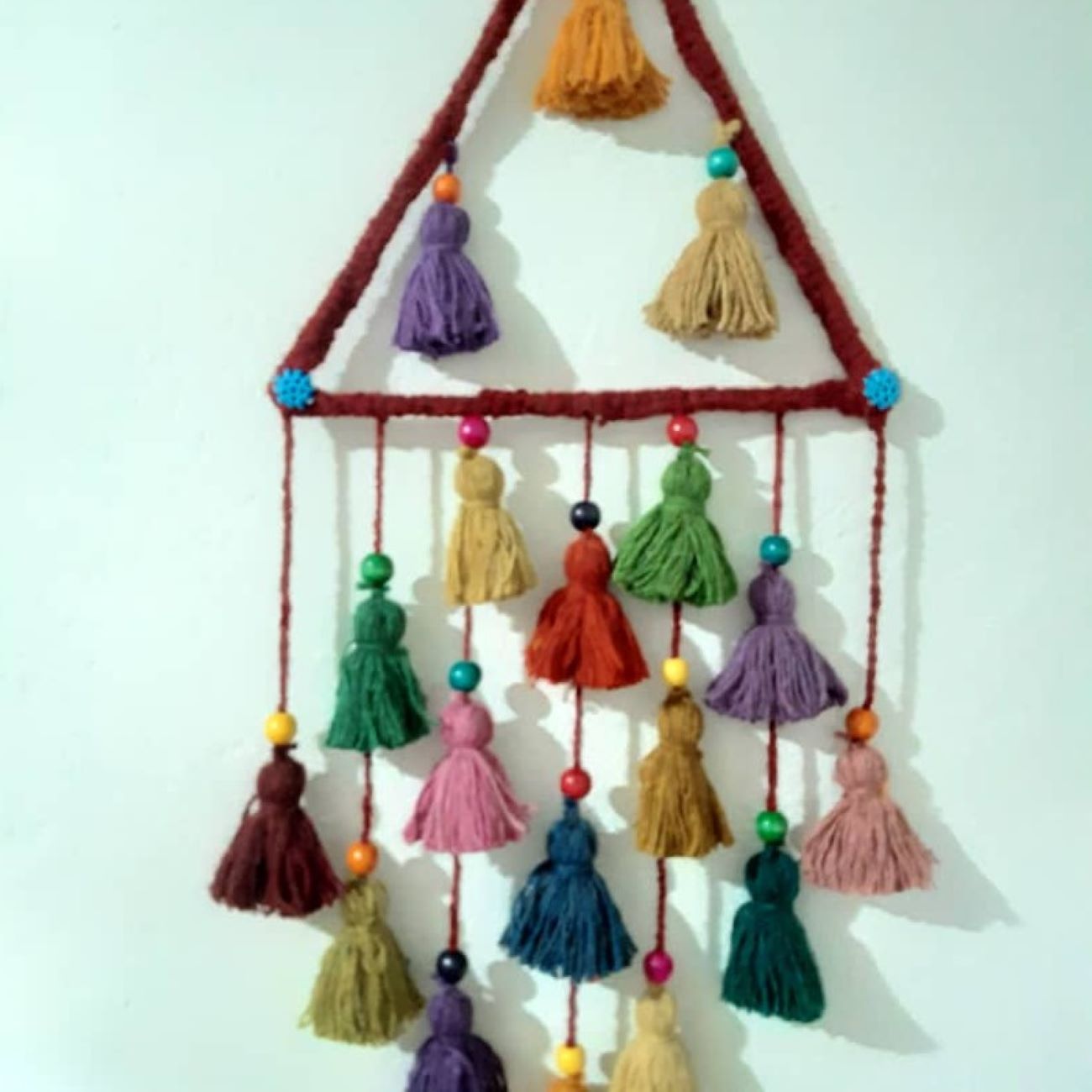 Persischer DIY-Quasten-Wandbehang Traditionell Handgefertigt Modell Ziba