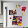 Persischer Kühlschrankmagnet mit Design der indigenen Frau
