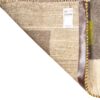 Persischer Gabbeh-Wollteppich handgewebt in Fars mit Rand blau
