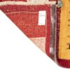 Echter persischer Gabbeh-Wollteppich handgewebt in Fars mit Rand grau