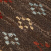 Original persischer Gabbeh-Wollteppich handgewebt in Fars braun floral