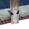 Original persischer Gabbeh-Wollteppich handgewebt in Fars gelb floral