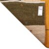 Authentischer echter persischer Gabbeh-Wollteppich handgewebt in Fars mit Rand orange