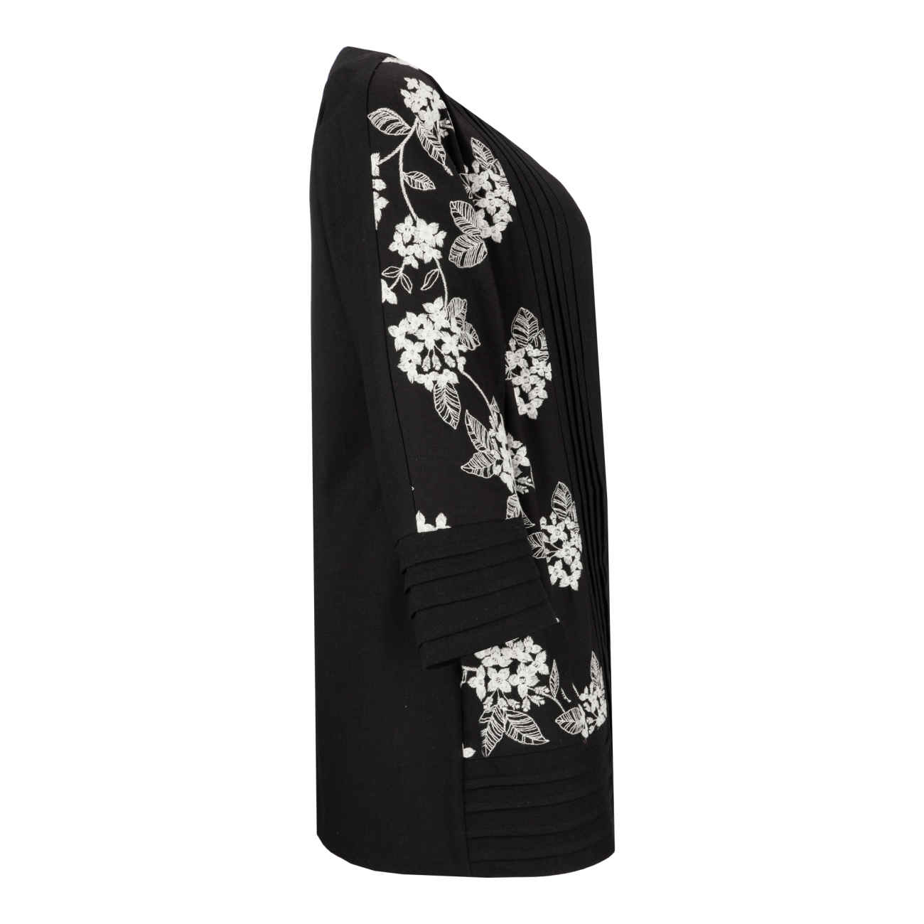 Persischer Leinen Manto für jede Gelegenheit in Schwarz