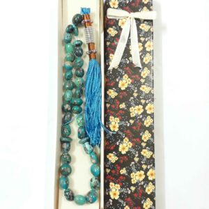 Persischer Rosenkranz mit Neyshabur-Türkis 33 Gebetsperlen Tasbih gefertigt