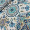 Persischer Termeh-Stoff verziert mit klassischem floralem Paisley-Design