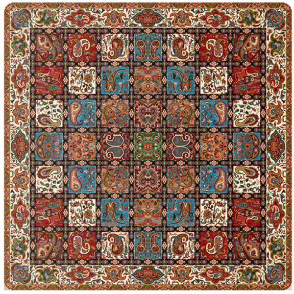 Persische Termeh Tischdecke Luxuriös mit Floral Paisley Design