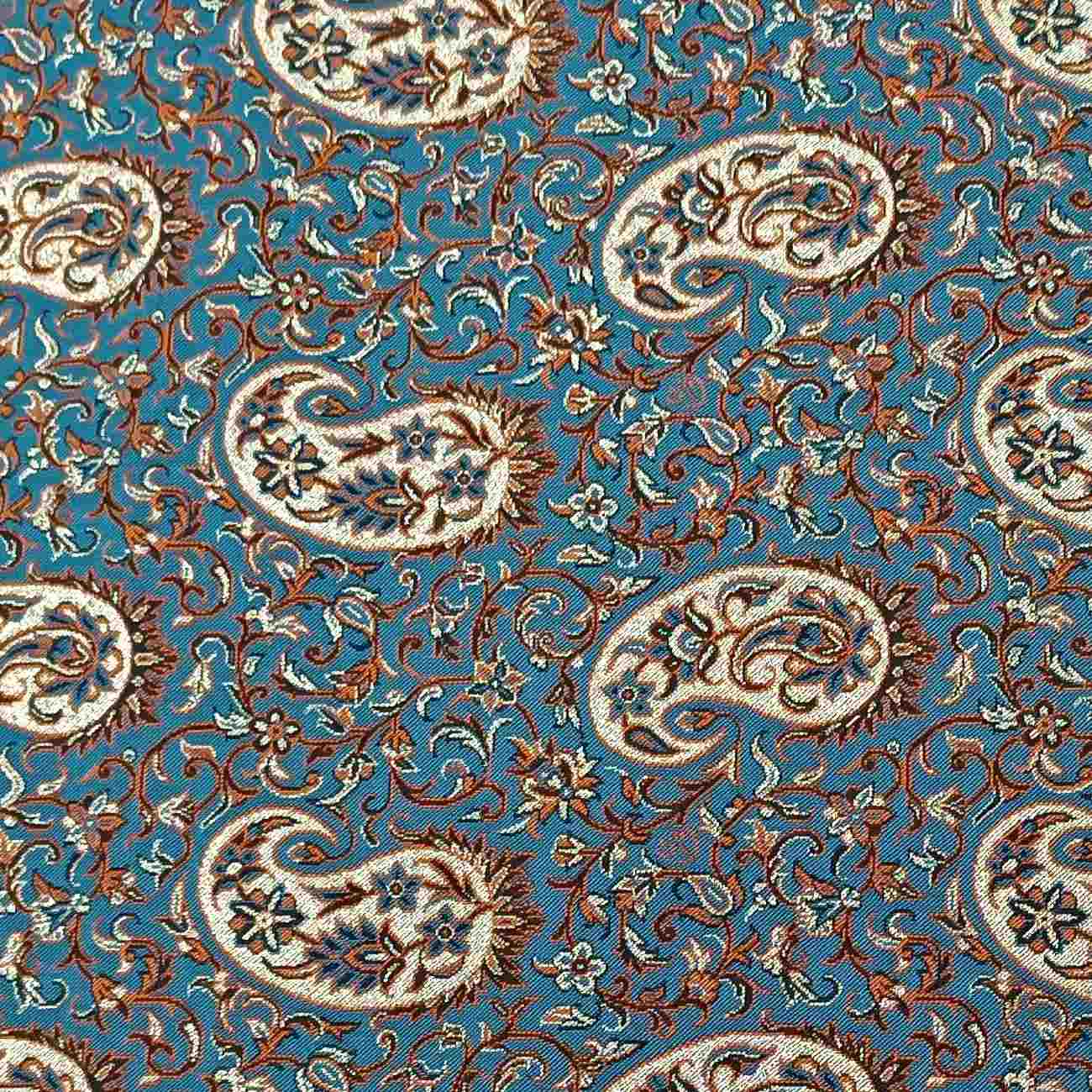 Persischer Termeh-Stoff mit floralem Paisley-Design