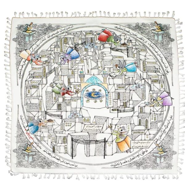 Ramadan Islamische Tischdecke – Muslimische Heimdekoration mit Traditionellen Mustern für Iftar & Eid Feiern