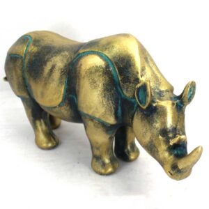 Nashorn-Figur Dekorative Statue – Rhino-Heimakzent