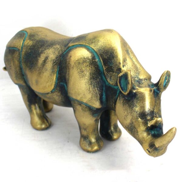 Nashorn-Figur Dekorative Statue - Rhino-Heimakzent