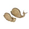 Set aus 2 Schnecken-Figuren - Einzigartige dekorative Schnecken