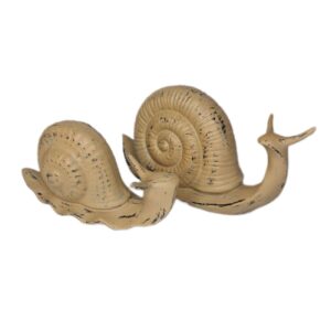 Set aus 2 Schnecken-Figuren – Einzigartige dekorative Schnecken