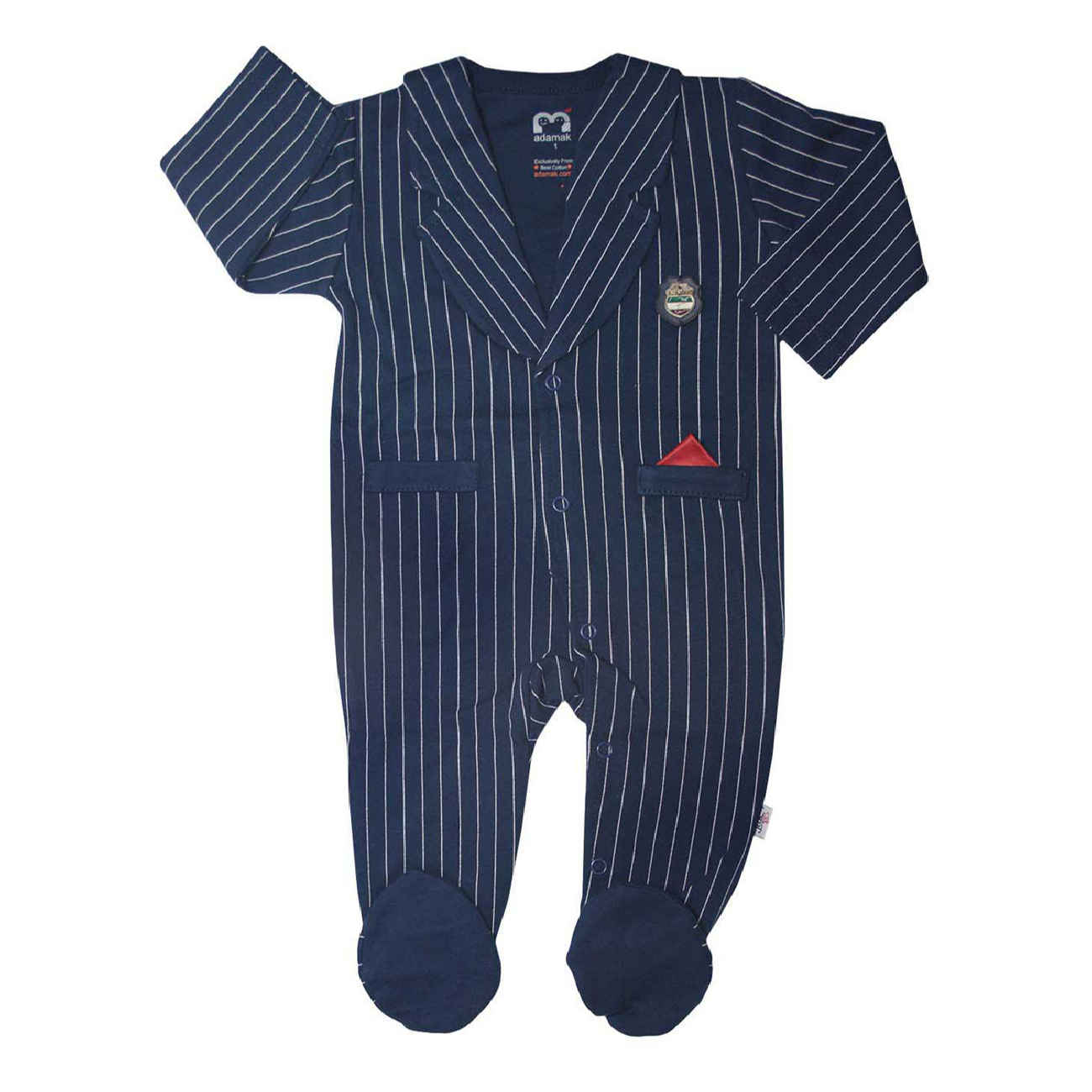 Stylischer Baby Langarm Strampler Komfortabel & Atmungsaktiv