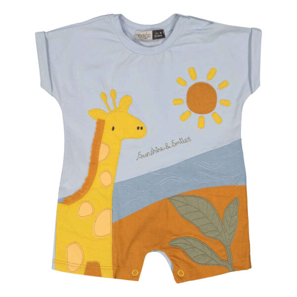 Stylischer Baby Kurzarm Strampler Komfortabel & Atmungsaktiv