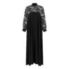 Stilvolle Abaya für Frauen mit Paisley-Design