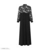 Stilvolle Abaya für Frauen mit Paisley-Design