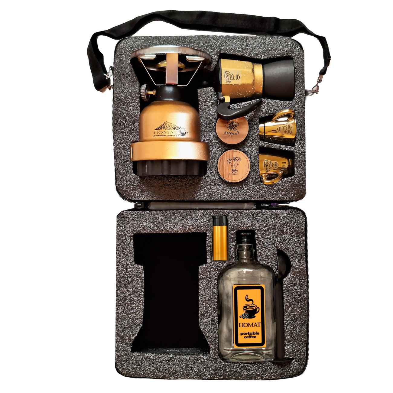 Reise-Espressomaschine-Set: Kaffee jederzeit und überall zubereiten