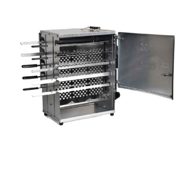 Vertikale Kebab Gas Grill Maschine mit 20-Spieß Brenner-Ständer