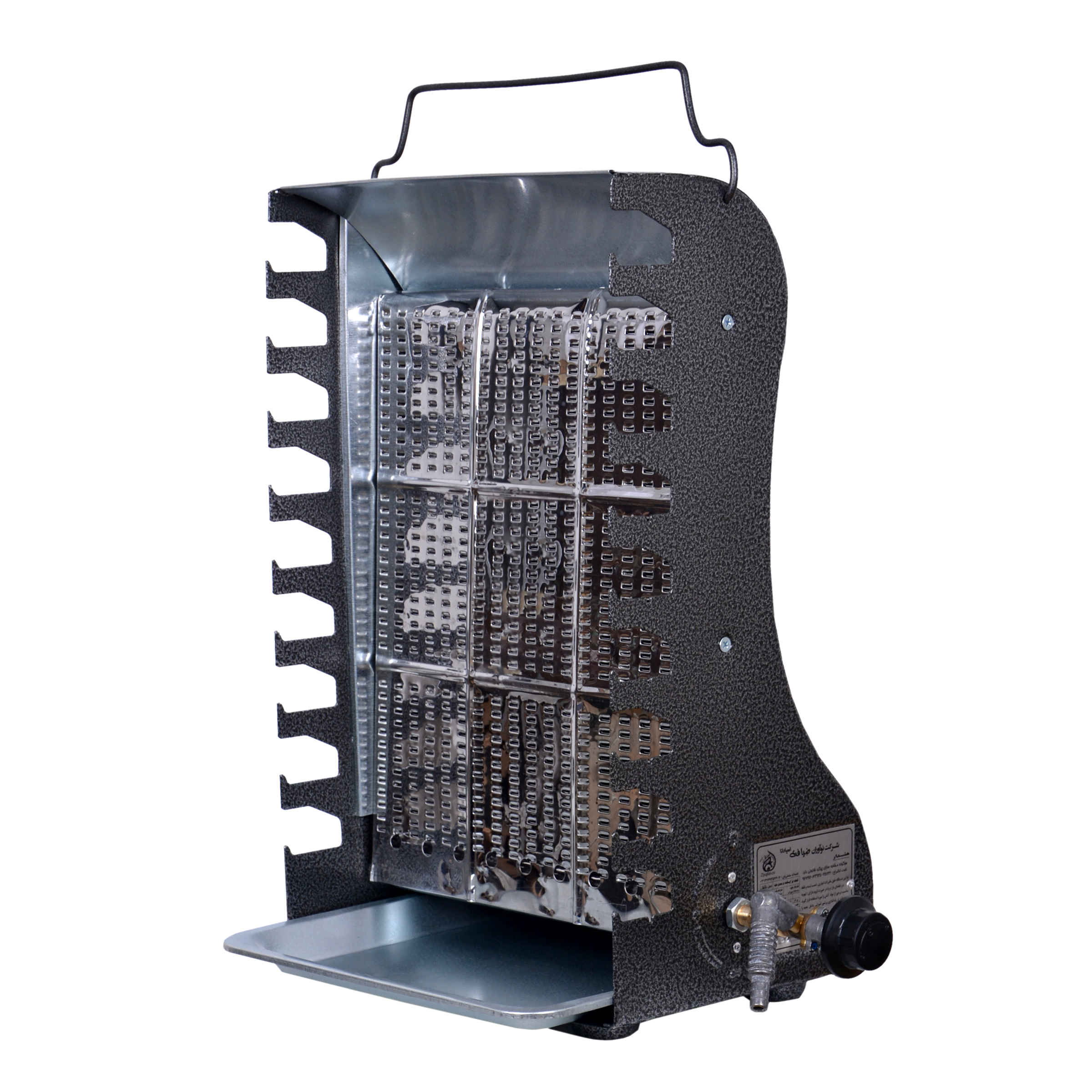 Vertikale Kebab Gas Grill Maschine Wandmontiert Rauchfrei