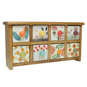 Holz-Teebeutelhalter-Modell mit Schubladen-Teebox-Organizer