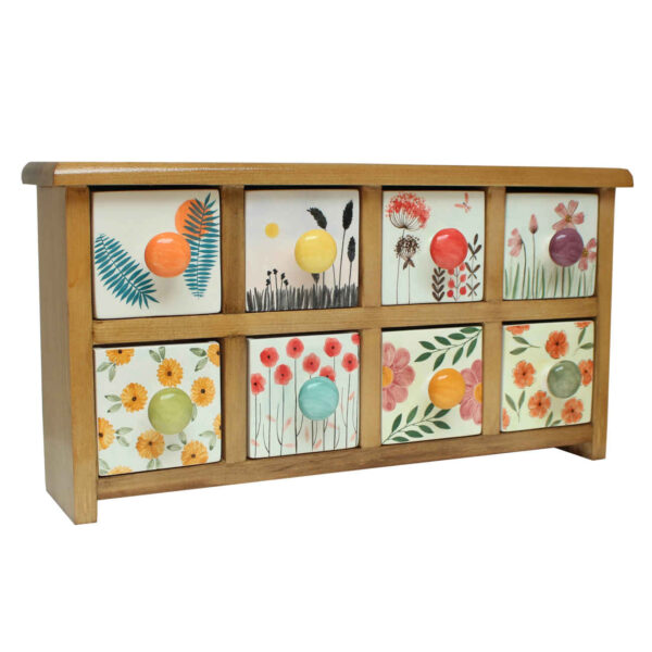 Holz-Teebeutelhalter mit Schubladen – Aufbewahrungsbox für Teebeutel