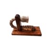 Holz Hanfseil Wandleuchte - Minimalistisches Design