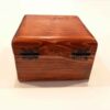 Handgefertigte Holz-Schmuckbox in Braun