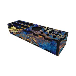 Mandala Magie – Aufwendiger Schreibtisch Organizer mit Künstlerischer Holzarbeit