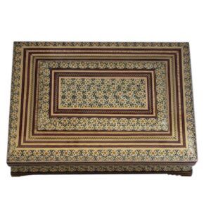 Holz-Quran-Aufbewahrungsbox Khatamkari Handgefertigt, Elegant & Funktional