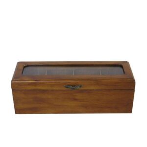 Holz-Teebeutel-Organizer-Box mit klassischem Design