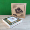 Holz-Teebeutel-Organizer-Box mit Wärmer