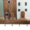 Wandschlüsselhalter aus Holz im Cottage-Design