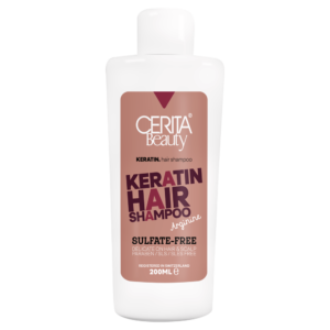 Cerita Beauty Keratin Shampoo – 200 ml für seidig glattes Haar (x4)