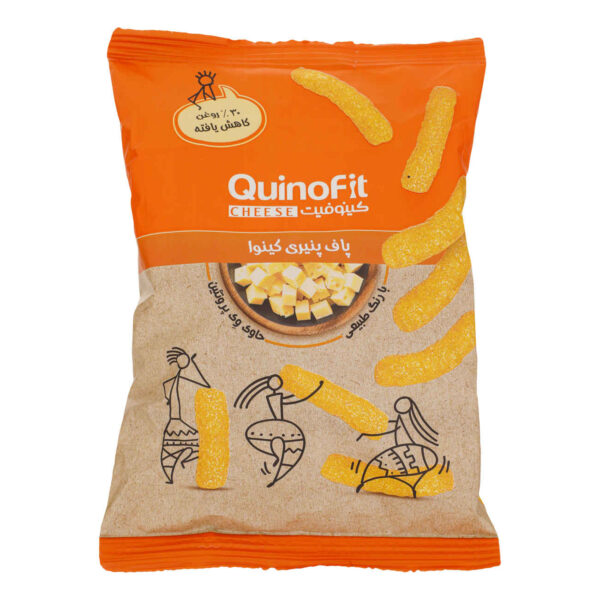 Quinoa-Käse-Puff-Snack – Fettreduziert, Quinofit, 45 g (x10)