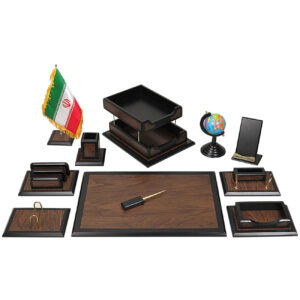 Holz-Schreibtisch-Organizer-Zubehör – 11 Teile