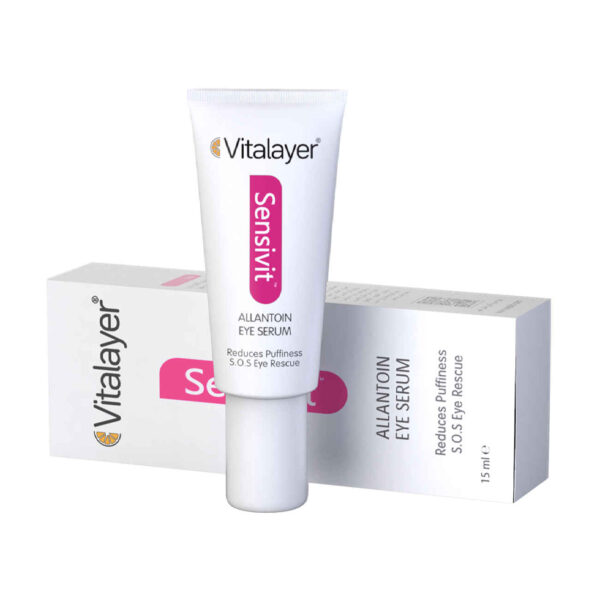 Allantoin Augenserum von Vitalayer für empfindliche Haut 15 ml