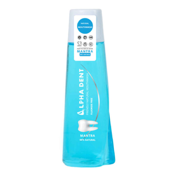 AlphaDent Natürliche Mundspülung ohne Alkohol & Fluorid - Mantra (x2)