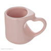Künstlerische Keramiktasse - Herzgriff-Design, Chic & Luxus