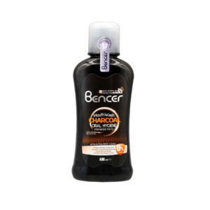 Bencer Aktivkohle Mundspülung ohne Alkohol – Fortgeschrittene Whitening – 400 ml (Packung mit 2)