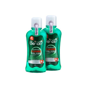 Bencer Fluoridfreie Mundspülung ohne Alkohol – 400 ml (Packung mit 2)