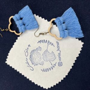 Boho Macrame Ohrringe mit Wolken Design, Chic & Luxuriös