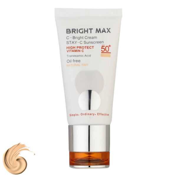 Bright Max C-Bright Getönter Sonnenschutz SPF50 – Ölfrei