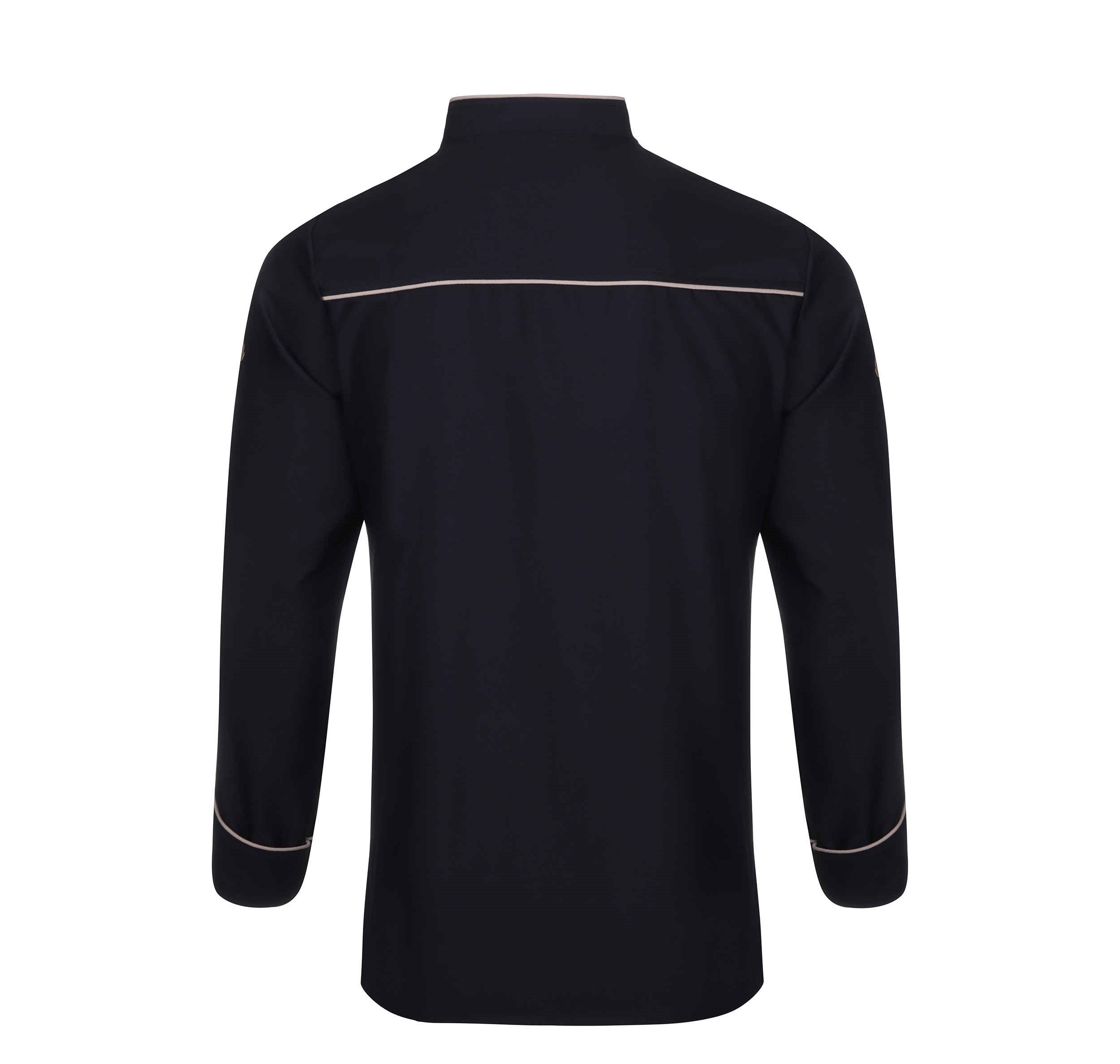 Chefjacke mit langen Ärmeln für Herren – Strapazierfähig & Professionell