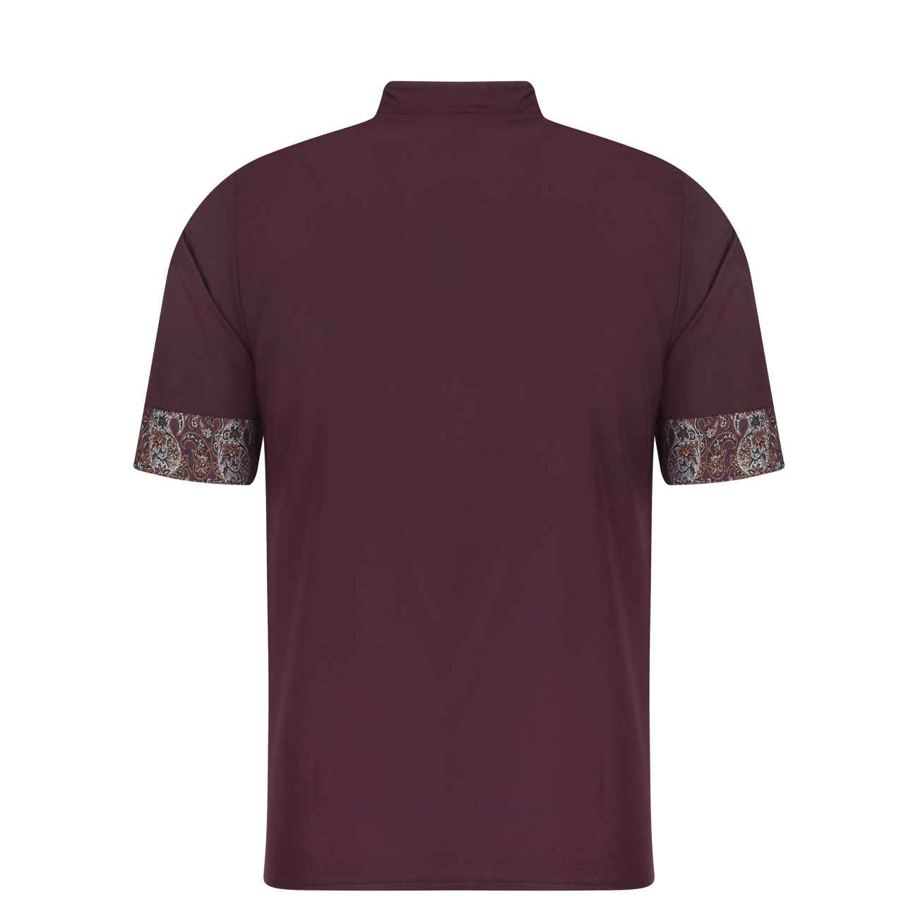 Chefjacke mit kurzen Ärmeln für Herren in Karmesinrot