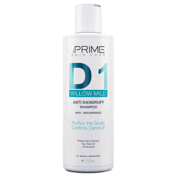 D1 Weiden Mildes Anti-Schuppen Shampoo von Prime – 250 ml