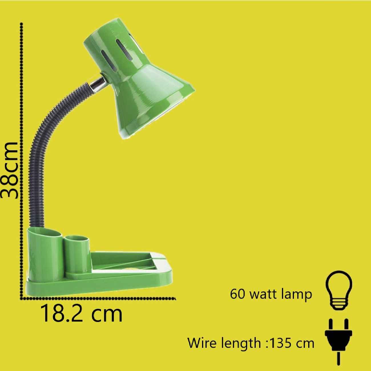 Metall-Schreibtischlampe mit Organizer – Funktionale Beleuchtungslösung von Karimzadeh