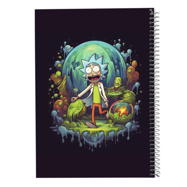 Dot Grid Journal 50 Seiten MeduPad Rick und Morty Design (x3)
